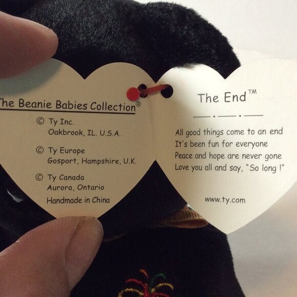 Ty Beanie Baby "The End" Vintage Rare 1999 - Picture 6 of 6